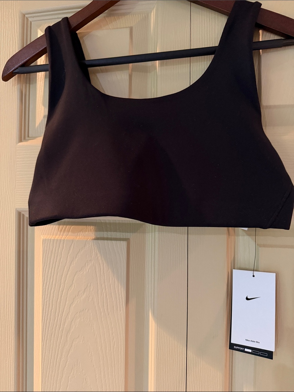 Nike Dri-Fit Bra Size L Large Alate Black